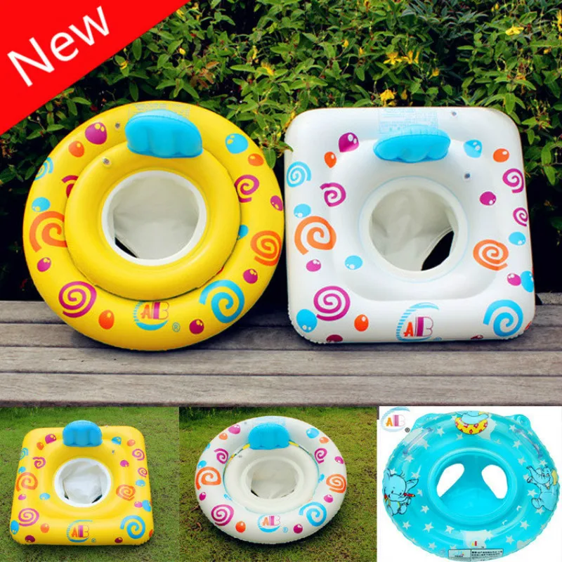 

New Summer Baby Swimming Ring Baby Armpit Ring Baby Sitting Ring Floating Ring Baby Seat Ring Lifebuoy 0- 3 Years Old 0.3 Sports