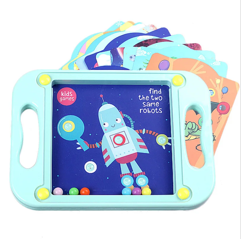 

Children Handheld Ball Bearing Balance Beads Game Training Focus Durable Insider Intelligence Parent And Child Interactive Toy