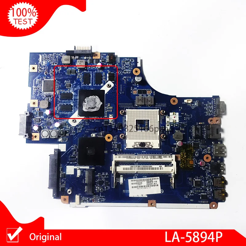 Оригинальная материнская плата PEW71 LA-5894P для ноутбука ACER 5742 5742G 5741 5741G |