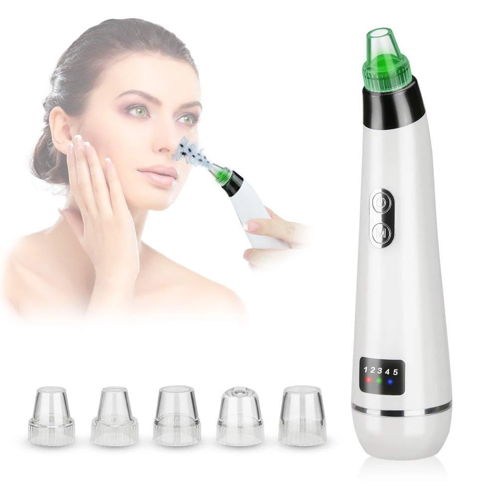 

Hot Blackhead Remover Skin Care Pore Cleaner Vacuum Suction Tool Facial Diamond Dermabrasion Machine Magic Face Beauty Device