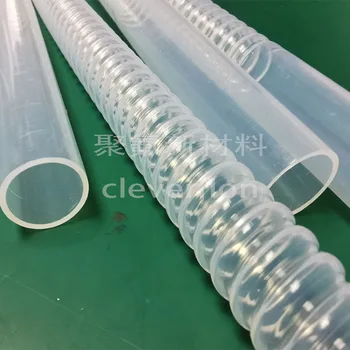 

1 inch 1M long transparent FEP Bellows FEP Flexible pipeline Anti-corrosive acid-base resistant FEP F46 corrugated pipe