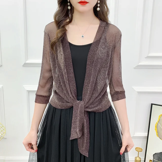 3520 Summer Chiffon Short Jacket Women 