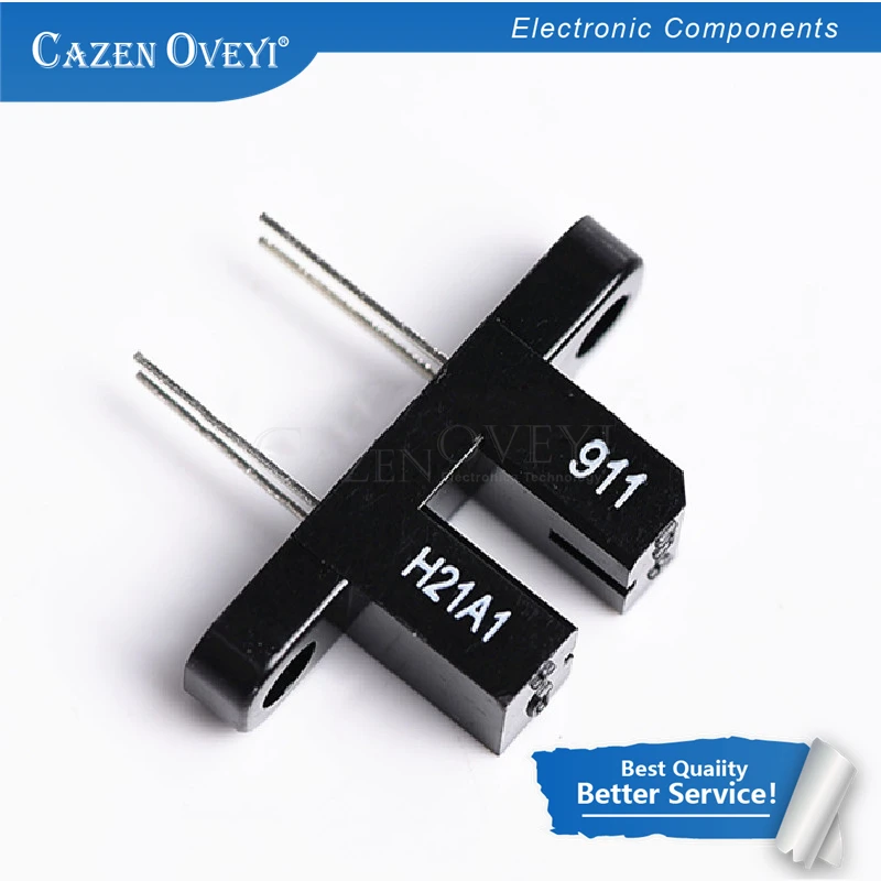 

5pcs/lot H21A1 DIP4 DIP slot photoelectric switch 3MM phototransistor New Original In Stock