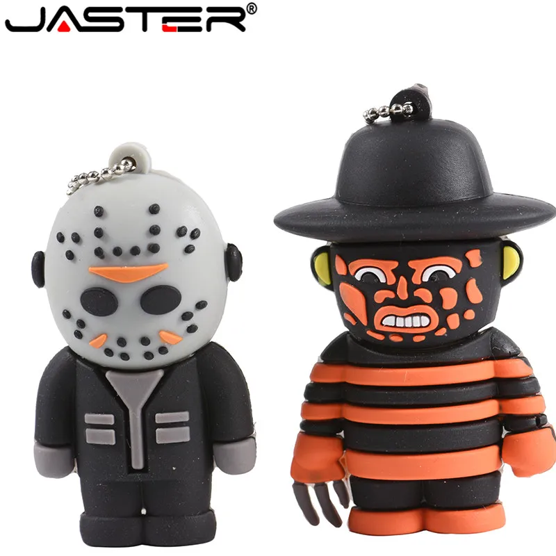 Флэш-накопитель JASTER usb 2 0 Фредди против Джейсона 8 ГБ 16 32 милый флеш-накопитель |