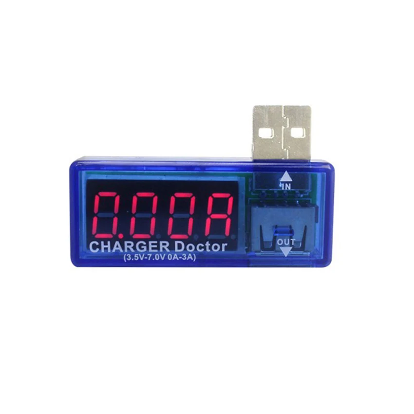 Usb зарядный ток/детектор напряжения мультиметр измеритель мощности 0-3A 3,5-7,0 в USB тестер тока/напряжения мобильный тестер мощности