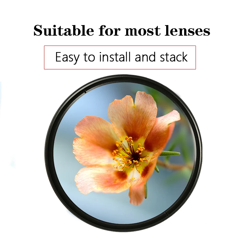 High-Definition Macro Close-Up Camera Lens Filter
