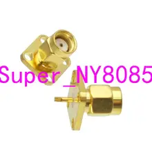 Разъем титановый Электролитный электрод со случайно выбранным. SMA разъем 4-отверстия 12,7 мм фланцем по той же цене припой Панель Крепление прямые