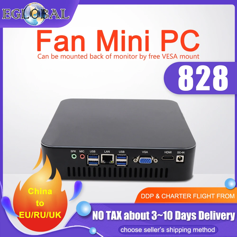 EGLOBAL i7 9700 i5 9400 i3 9100 игровой мини-ПК Windows 10 Настольный компьютер ПК linux intel Nettop barebone HTPC