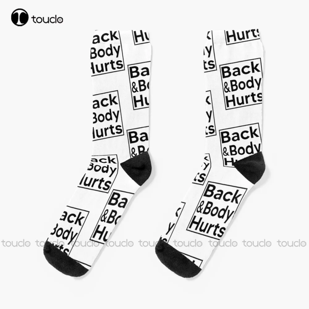 

Back And Body Hurts Socks Cat Socks Women Personalized Custom Unisex Adult Teen Youth Socks Halloween Christmas Gift Fashion New