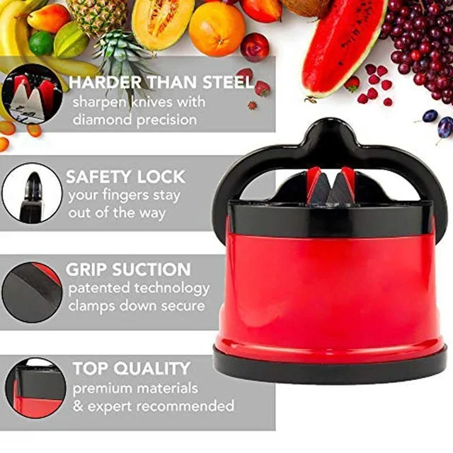 SHAN ZU Knife Sharpener with Non-slip Suction Cup, India