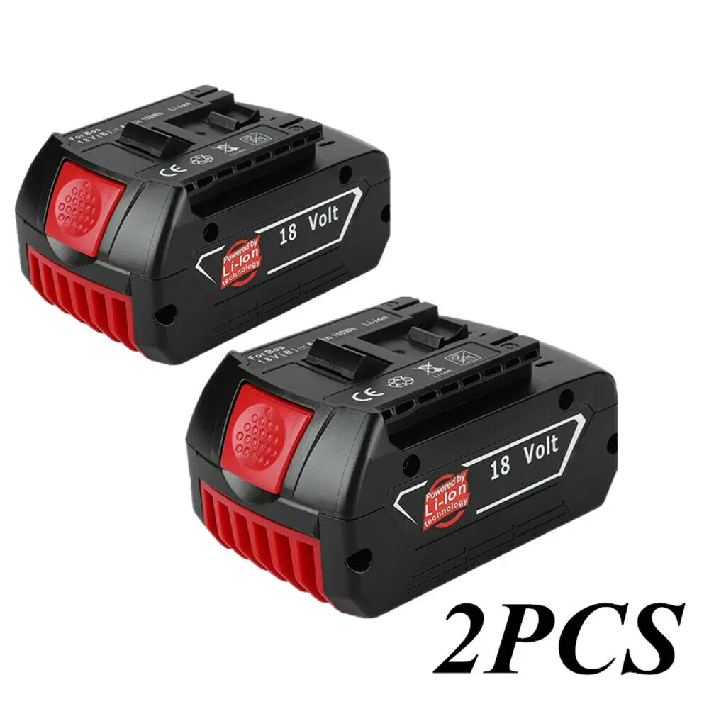 Батареи Bat609 2 шт. sx18v 5000/4000Ah для Bosch литий ионная батарея дрели 17618 BAT618G BAT618 BAT609G со