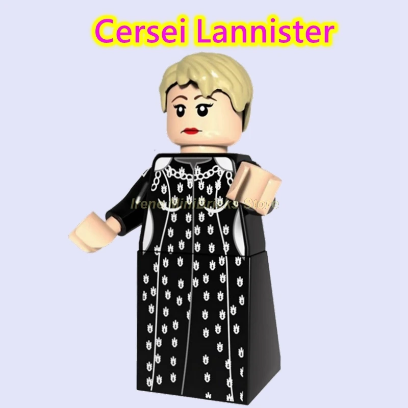 Игра престолов Сезон 8 ночь король Джон Сноу Дейенерис Arya Stark Cersei Lannister Льда и Огня строительные блоки игрушки для детей - Цвет: Cersei Lannister