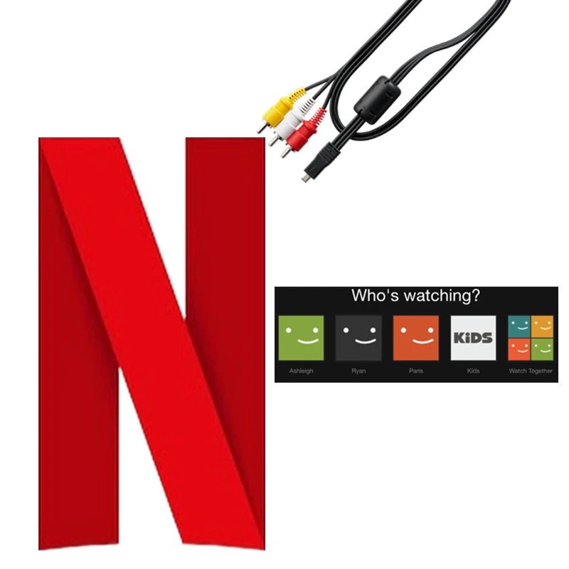 

AV Cable Netflix Account for Netflix Subscription Original 4K Premium Netflix Acc for 4 Screen can used in IOS Android and PC
