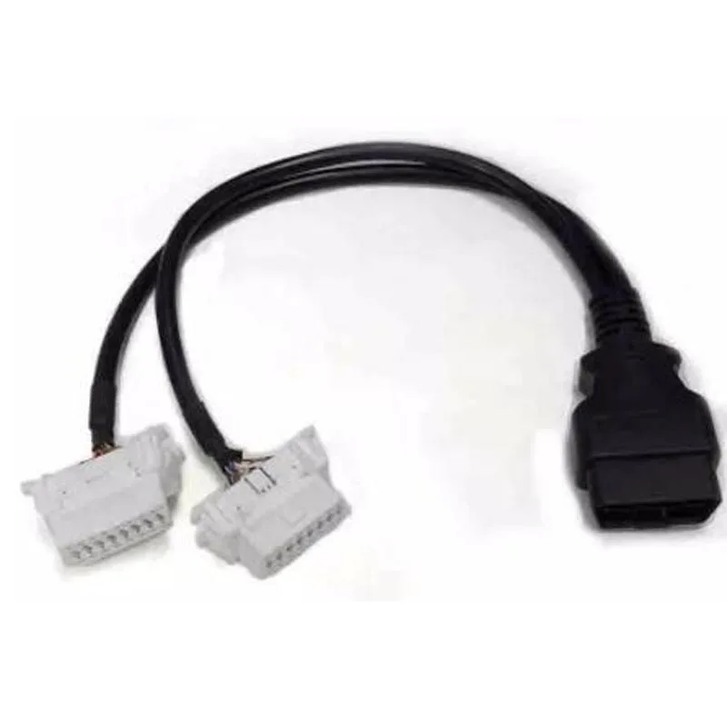 ELM327 штекер-гнездо угловой автомобильный адаптер OBD2 16 Pin OBDII OBD-II OBD 2 Удлинительный