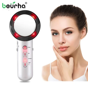 

Multifunctional Face Massager Ultrasound Cavitation Machine EMS Body Loss Weight Anti Cellulite Infrared Therapy Skin Care Tools