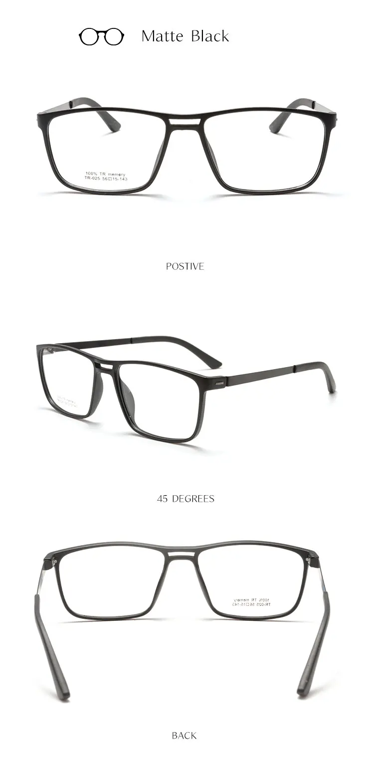TR очки с эффектом памяти, оправа для мужских очков с пружинным шарниром, оправа для очков, винтажные очки, оптическая оправа для очков, близорукость, мужские оправы для очков