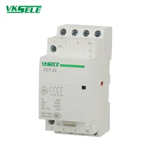 

BCH8-20 VCT-20 4 pole Modular Wiring Diagram 4NO Electrical 4P 20A VCT Din Rail Contactor