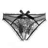 Sexy Lingerie Women's Underwear G-string Women Panties Thong For Sex Lace Garter Temptation Sexy Crotchless Open Crotch Panties ► Photo 3/6