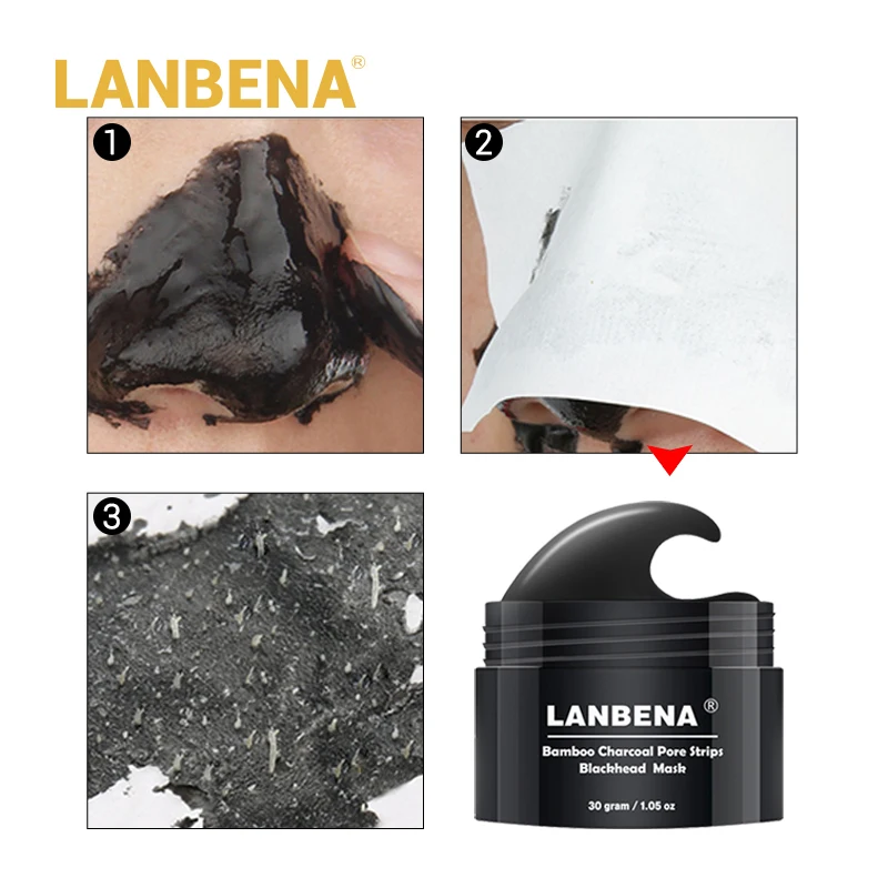 LANBENA маска для удаления черных точек для лица от черных точек удаление черных точек пилинг пор полосы ткани угри на носу маска ремонт уход за кожей