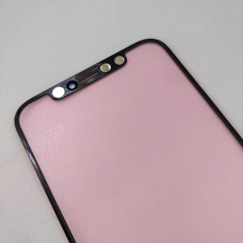 Замена ЖК-экрана внешняя стеклянная крышка объектива для iPhone X XS MAX Сенсорная панель запасные части