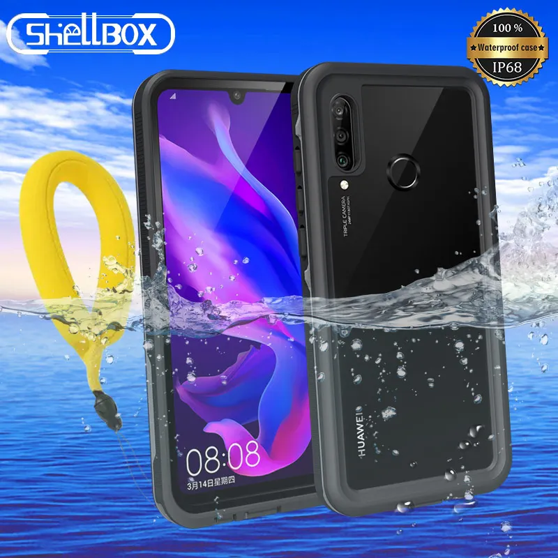 Водонепроницаемый силиконовый чехол для Huawei P40 Pro Lite водонепроницаемый IP68