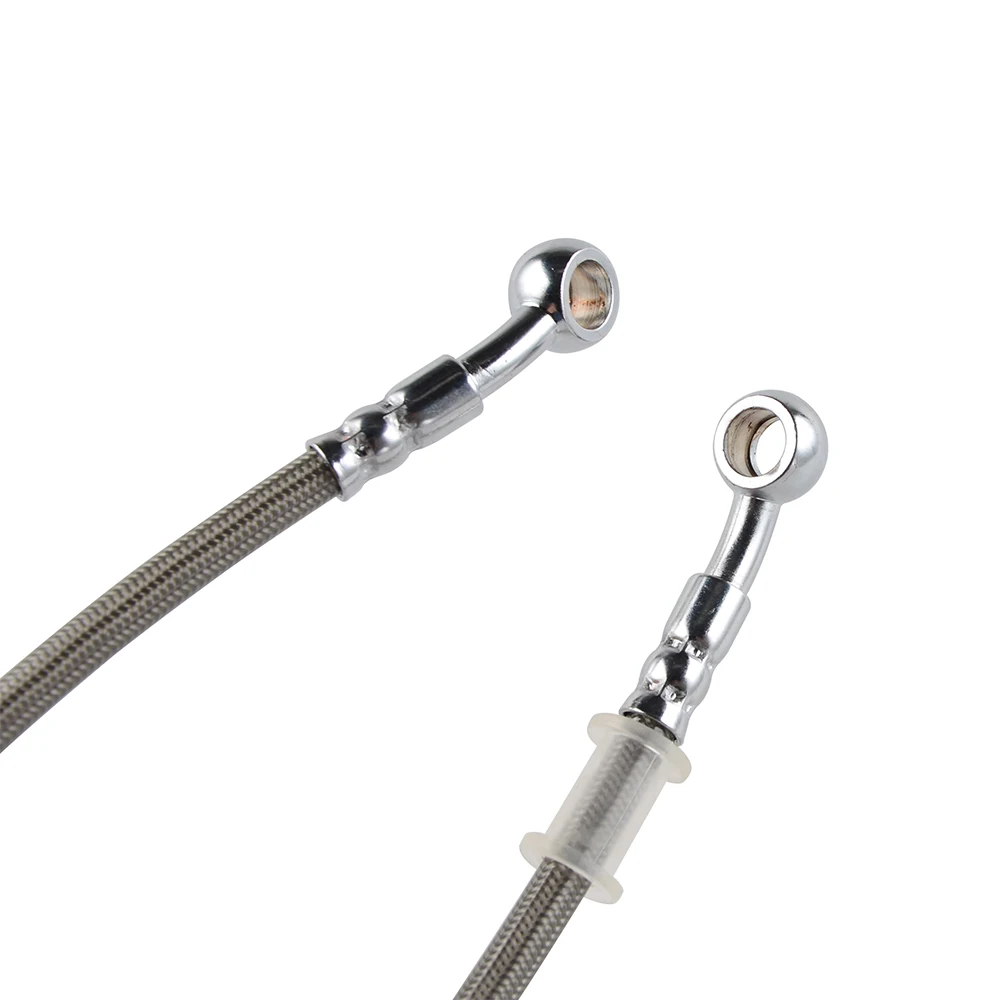 39cm-140cm Motorcycle Brake Oil Hose Brake Line Universal Motorbike Stainless Steel Braided Pipeline Latiguillo Freno Moto 39cm-140cm Motorcycle Brake Oil Hose Brake Line Universal Motorbike Stainless Steel Braided Pipeline Latiguillo Freno Moto
