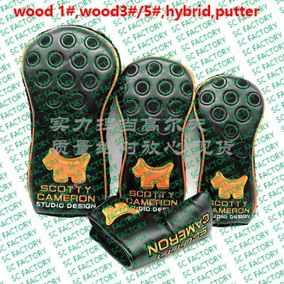 TlTLElST CROWN scotty wood гибридные головные уборы Тур магазин Камерон дизайн Скотти шпаттер на заказ головной убор Гольф шпаттер - Цвет: 07