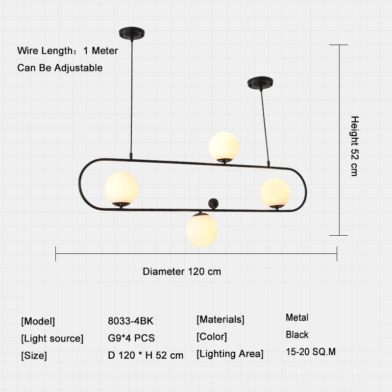 4 light Black Металлическая люстра, винтажная железная потолочная лампа edison E27, лампочка для дома, осветительная арматура, скандинавский кухонный Остров - Цвет абажура: 4 light Black