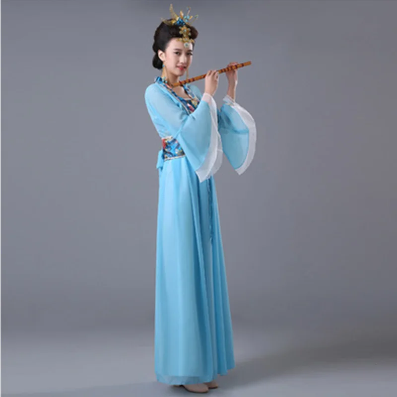 DJGRSTER китайское традиционное женское ханьфу китайское платье феи 8 цветов Hanfu одежда династии Тан Китайский древний костюм