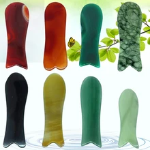 Gua Sha соскабливающий массажный инструмент массажер для тела царапающийся камень Guasha SPA буйвол скребок для лица и спины уход за здоровьем против морщин