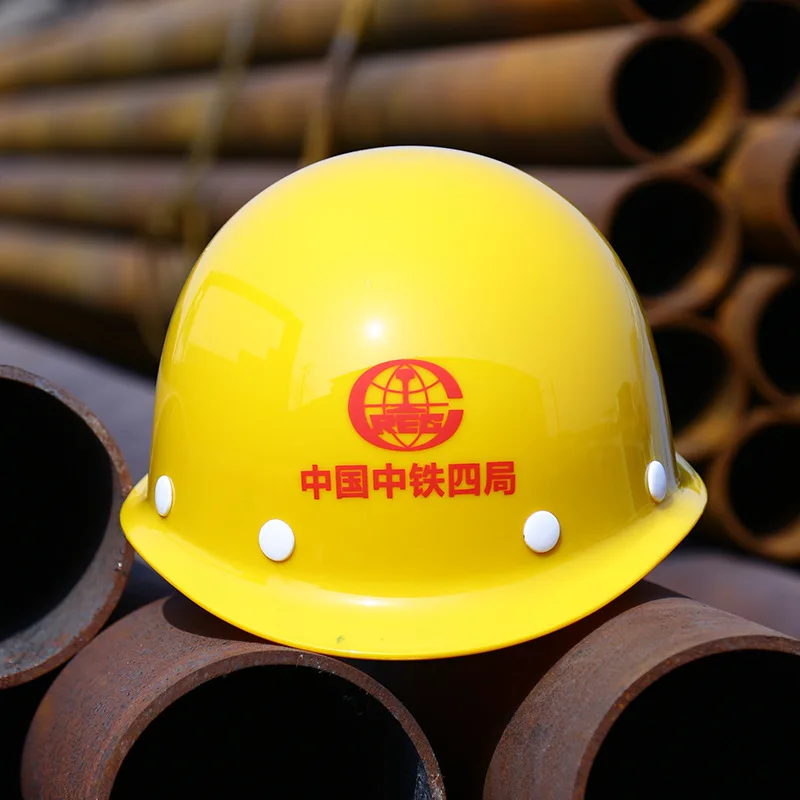 

Safety Helmet Wholesale Electric Power Workers Labor Safety Protection Only Architecture Work Site Helmet New Materials Alloy St