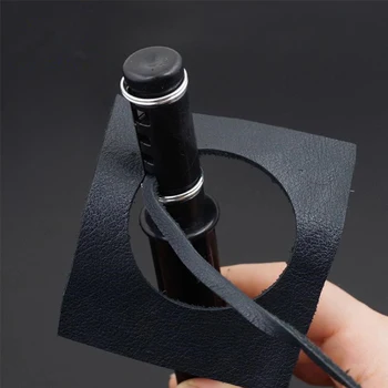 

1 set 6in Leather Cutting Tool Swivel Tool Leather Strip Strap Cutter Craft Hand Tools with 3 Blades DIY Leather Cutting set