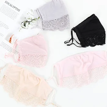 

Breathable Women Girl Lace Anti-pollution Dust Cycling Windproof Thin Sunscreen Mouth Mask