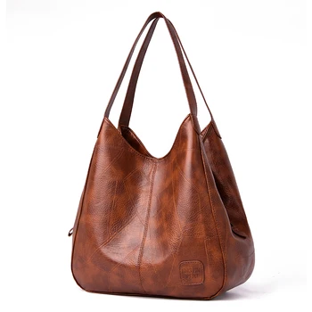 

Fashion Brand Ladies Handbags Vintage Women Hand Bag Designers Luxury Handbags Women Shoulder Bags Female Top-handle Bags brown