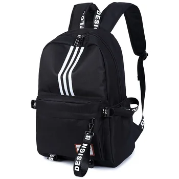 

School bag backpack shoulder bag student junior high school backpack fashion casual backpack wild nylon travel bag
