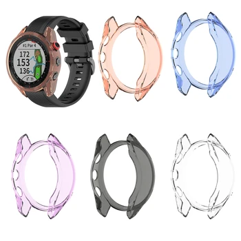 

For Garmin Approach S62 Watch Soft TPU Watch Protective Shell Ultra-Slim Transparent Skin Cover Case