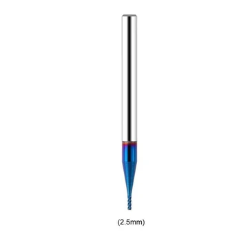 

HRC 50mm Milling Cutter Nano Coating Cutter 1-3mm Tungsten Steel Straight Shank