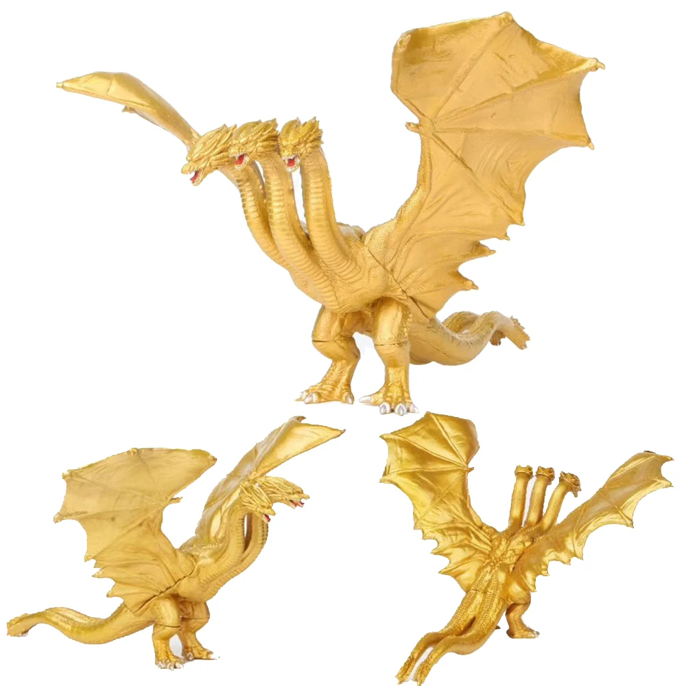 Фигурка из ПВХ GodAzillas King Ghidorah Коллекционная модель украшение для детей подарок на