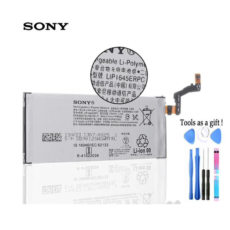 Original Replacement Sony Battery LIP1645ERPC For SONY Xperia XZ1 G8342 Genuine Phone 2700mAh | Мобильные телефоны и