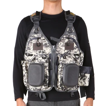 

Fishing Life Jacket Multi-Pockets Floatation Vest Adults Buoyancy Waistcoat life jackets for adult fishing life vest