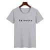 Plus Size FRIENDS Letter Print Women Tshirt Cotton Casual Funny T Shirt for Lady Girl Top Tee Hipster Drop Ship ► Photo 3/6