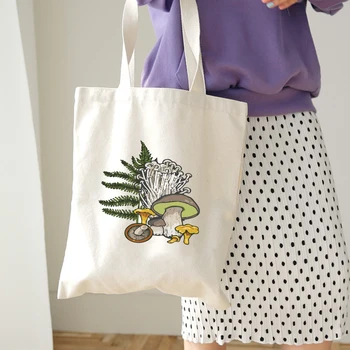 

Vintage Tote Bag Women Canvas Casual Shoulder Bag Large Capacity Retro Aesthetic Harajuku Shopping Bags Foldable Handbag Ladies