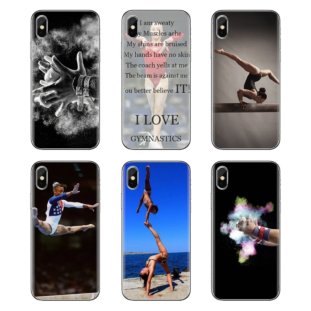 Для гимнастики ритмики Спорт для samsung Galaxy S3 S4 S5 мини S6 S7 край S8 S9 S10 Plus Note 3 4 5 8 9 ТПУ