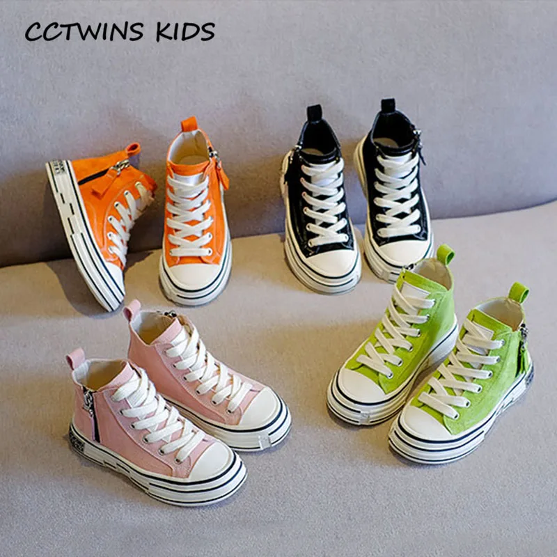 CCTWINS/детская обувь; коллекция года; сезон осень; модные детские высокие кроссовки; натуральная кожаная обувь для мальчиков и девочек; спортивная обувь; Traienrs FH2632