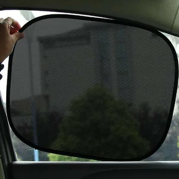 

4pcs/Set Sun Visors Black Side Window Sunshade UV Shield Block Protect