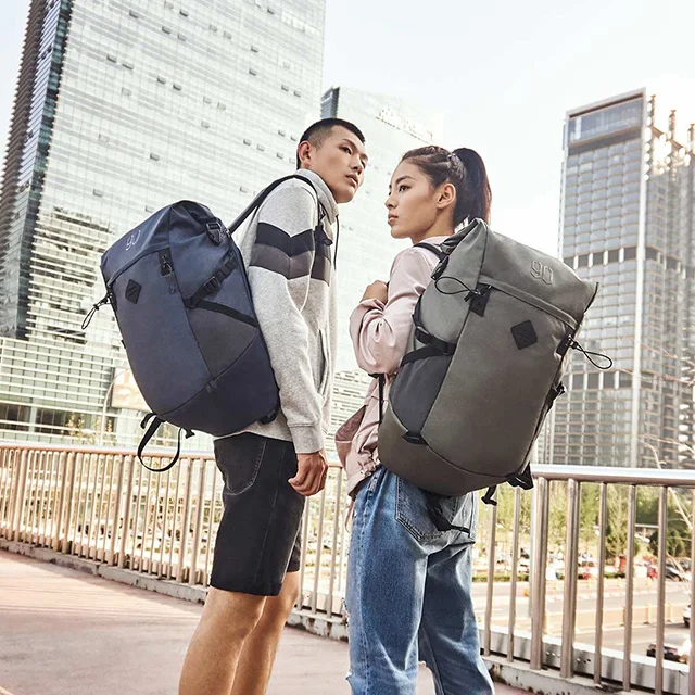 90Fun 25L большой емкости для походов на открытом воздухе рюкзак для мужчин и женщин Multifuntion водонепроницаемый подростковый рюкзак для путешествий Mochilas - Цвет: Синий