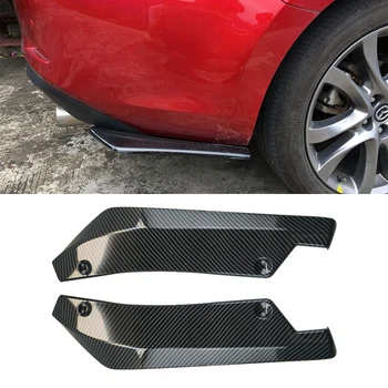 

Car Rear Bumper,2PCS Of Universal Rear Trunk Lip Splitters Diffuser Decorative Protection Winglets Side Skirt Extensions