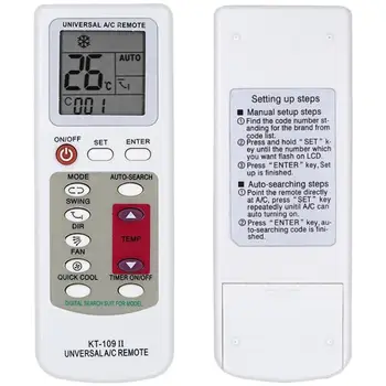 

Kt-109ii Global Universal Air Conditioner Remote Control Suitable for All Air Conditioners with Base