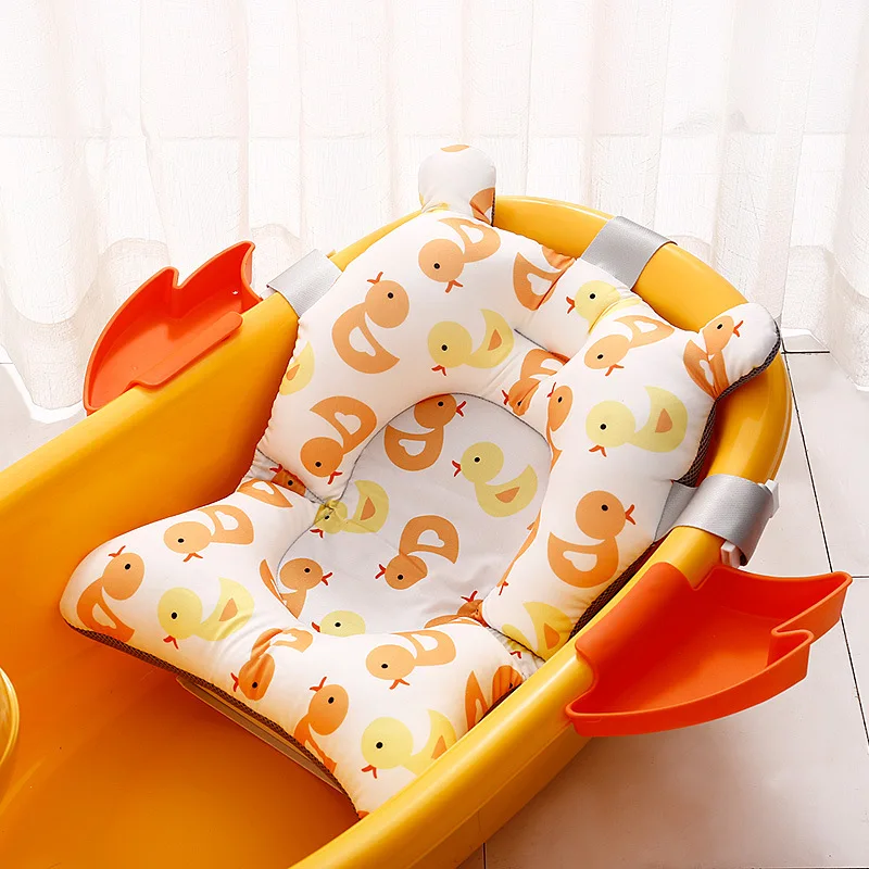 

Baby Bathtub Bath String Bag Universal-Sit Lie Baby Useful Product Bath Bath Network Newborns Bath Mat Suspension Pad