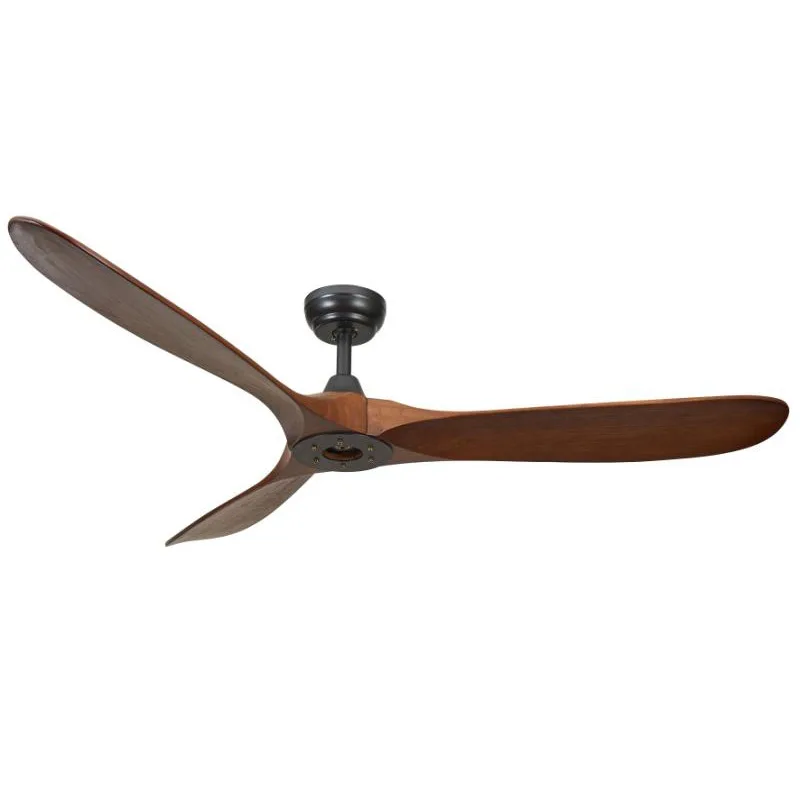 Large size 60 Inch Modern Solid Wood Ceiling Fan Without Light With Remote Control Loft Without Lamp Fan 220V Ventilador De Teto